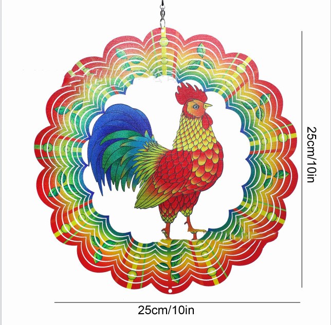 Metal Wind Rotator Hanging