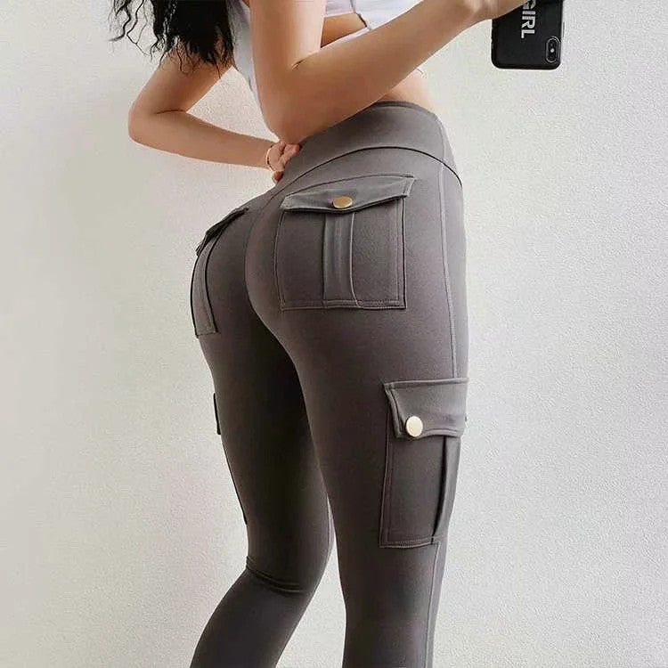 Skinny slim high elastic gym pants Affiliated Shops