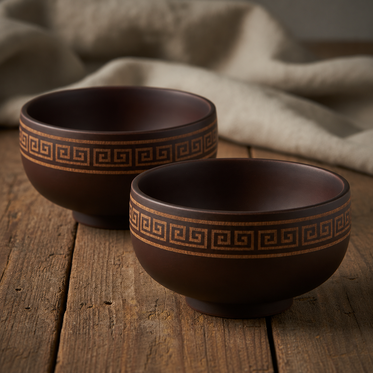 Household Bowl Ethnic Style Solid Wood Ramian Noodle Bowl