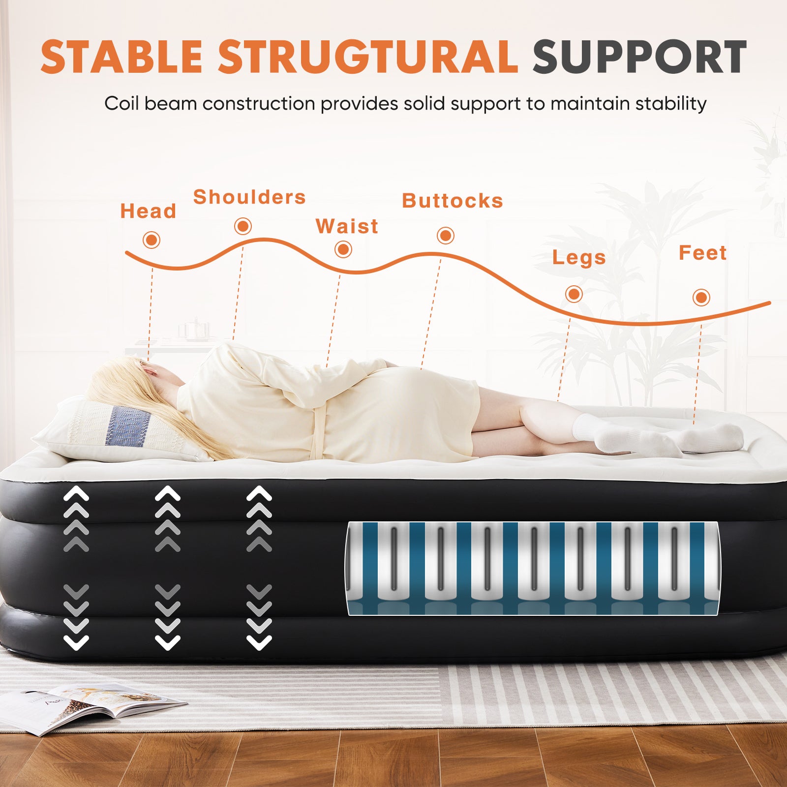 18 Inch Inflatable Mattress Air Bed