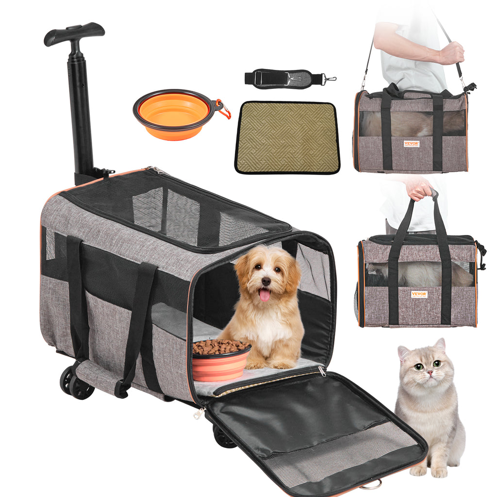 VEVOR Pet Carrier With Wheels
