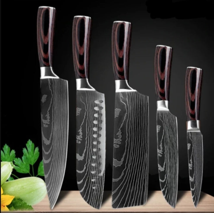 Professional Japanese Chef's Knife Sets — Premium 7Cr17 Stainless Steel Sets