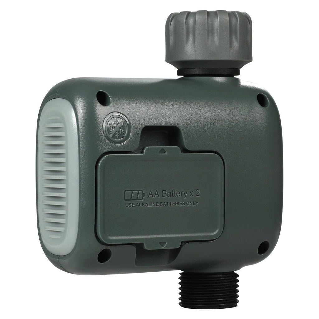 VEVOR WiFi Sprinkler Timer, Single Outlet, Smart Hose Faucet Water Timer With Brass Inlet, APP Control Via 2.4Ghz WiFi Or Bluetooth, Voice Control With Alexa Google Assistant, IPX6 For Yard Watering