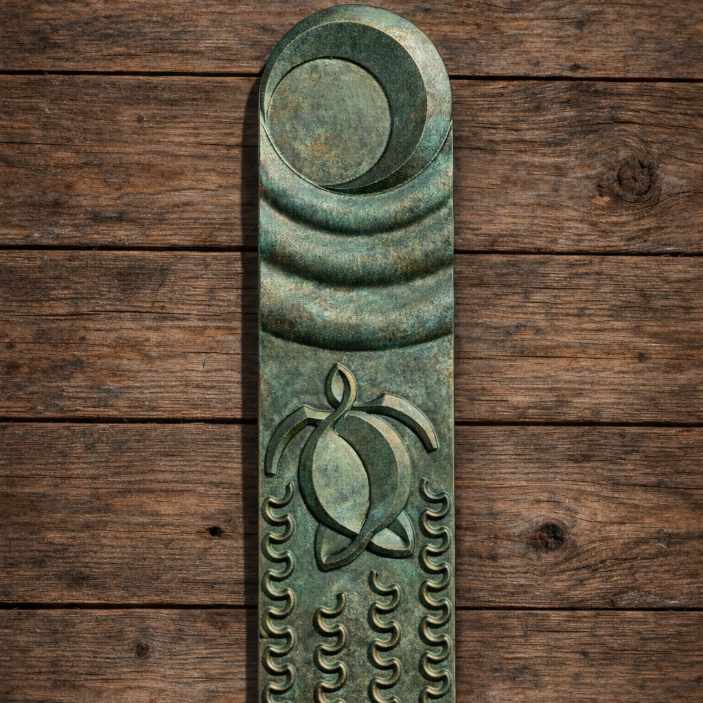 Handcrafted turtle wall art