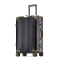 All-Aluminum Magnesium Alloy Trolley Case with Universal Wheels, Unisex Combination Lock Carry-On Suitcase, 29inch Travel Suitcase, Lightweight Travel Case
