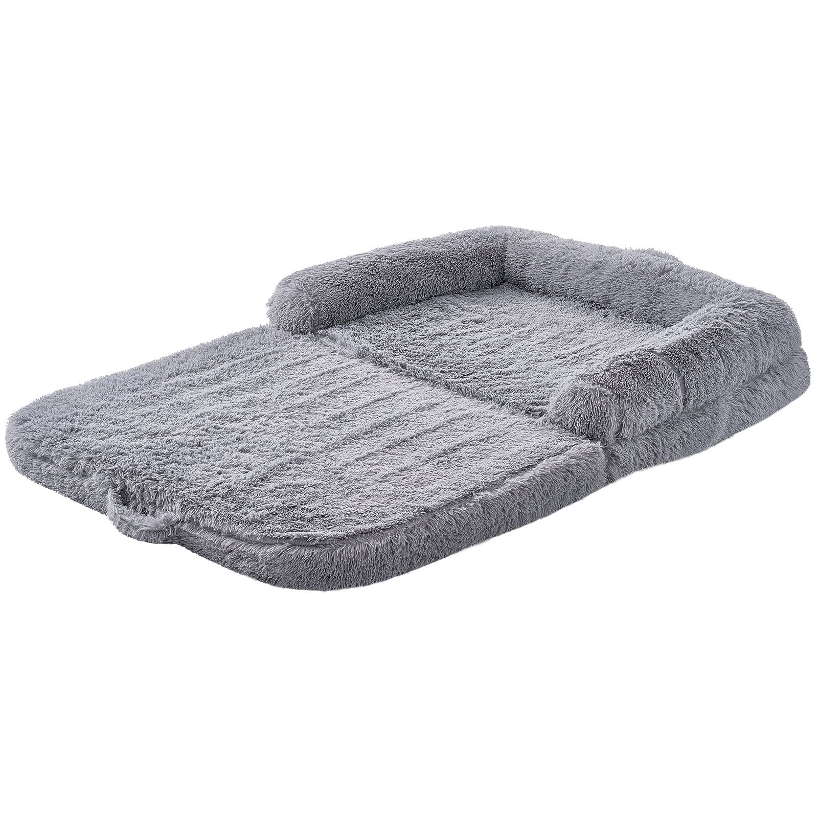 VEVOR Human Dog Bed 72in x 48in x 10in Large Human Size Dog Bed Washable PV Velvet