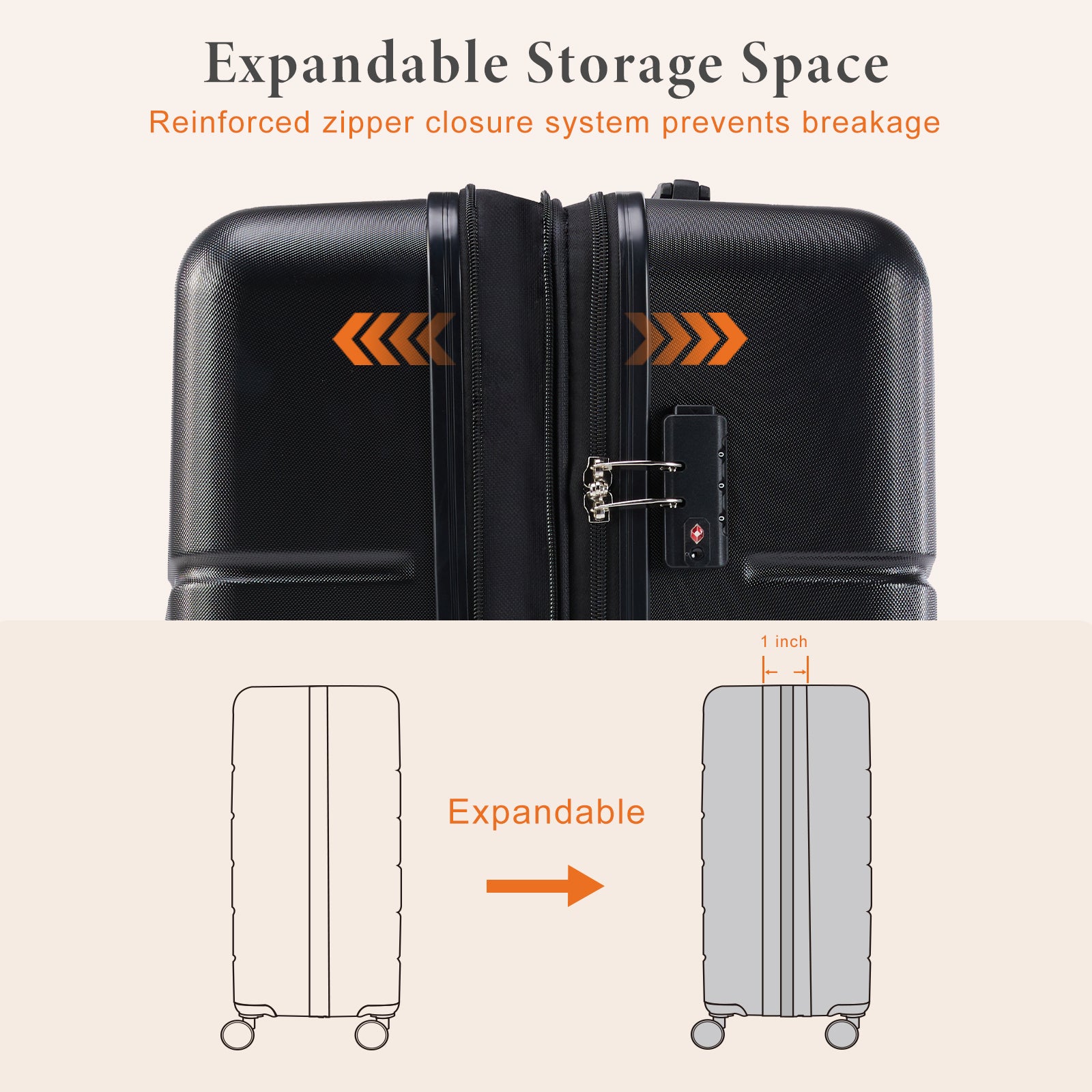 20-28 Inch Luggage Compartment