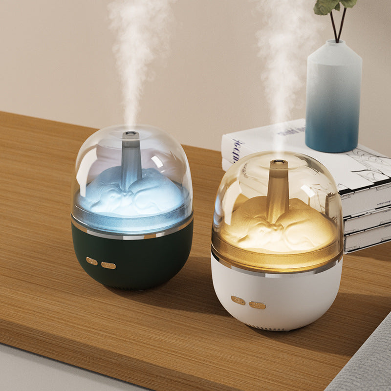 Air Humidifier Essential Oil Ultrasonic Aromatherapy Atomizer Colorful Light Heavy Fog Volume Office Home Accessories Lit Outlet