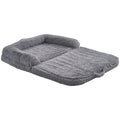 VEVOR Human Dog Bed 72in x 48in x 10in Large Human Size Dog Bed Washable PV Velvet