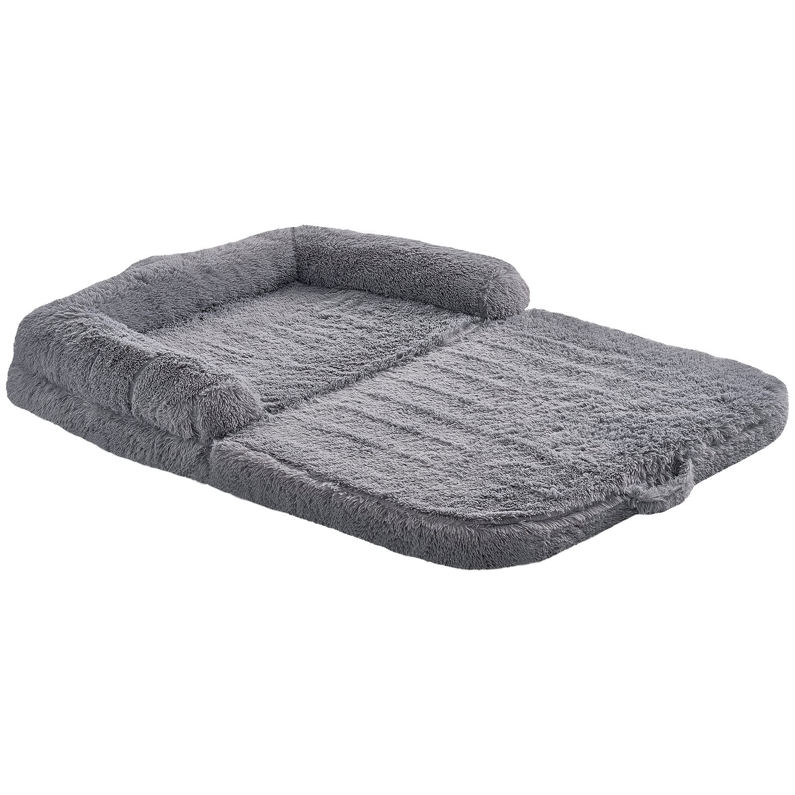 VEVOR Human Dog Bed 72in x 48in x 10in Large Human Size Dog Bed Washable PV Velvet