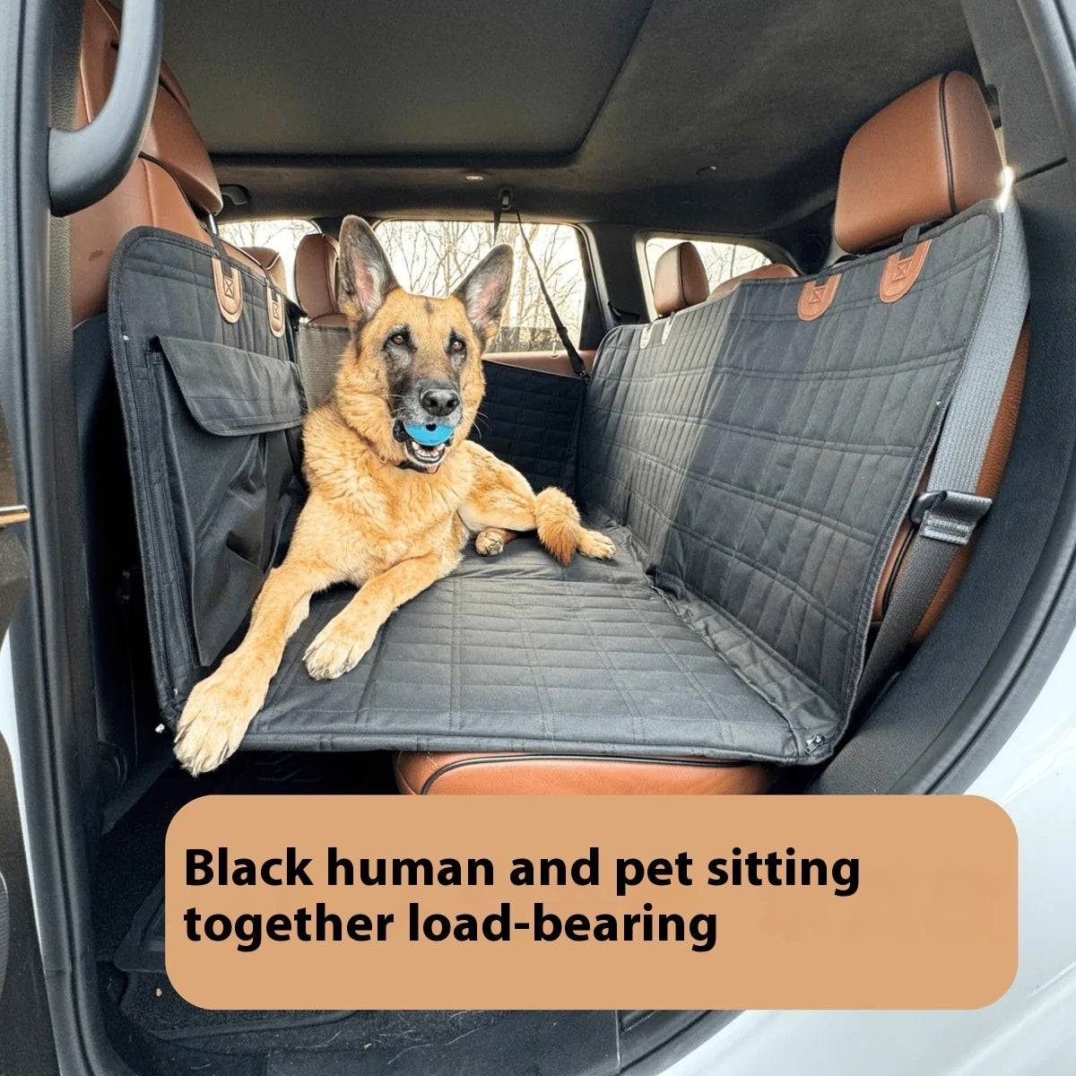 Widened Support Plate Car Dog Bed Rear Seat Pet Pad Lit Outlet
