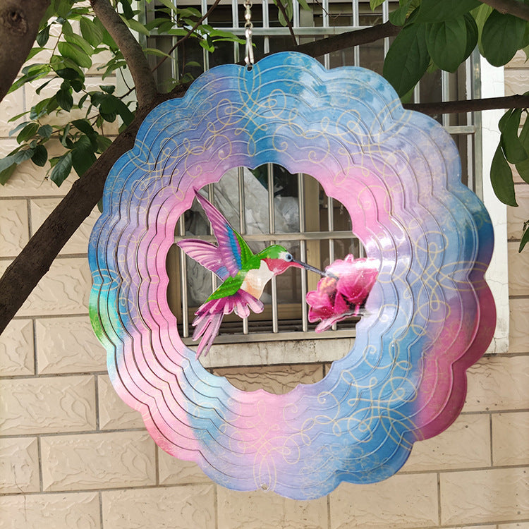 Rotating Wind Chime 12 Inch Color Wind Rotation
