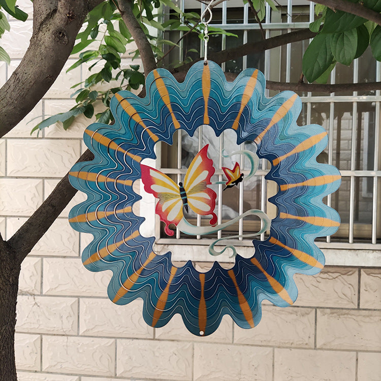 Rotating Wind Chime 12 Inch Color Wind Rotation