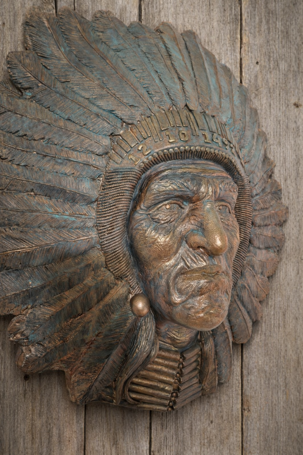 Handcrafted Native American chief Lit Outlet