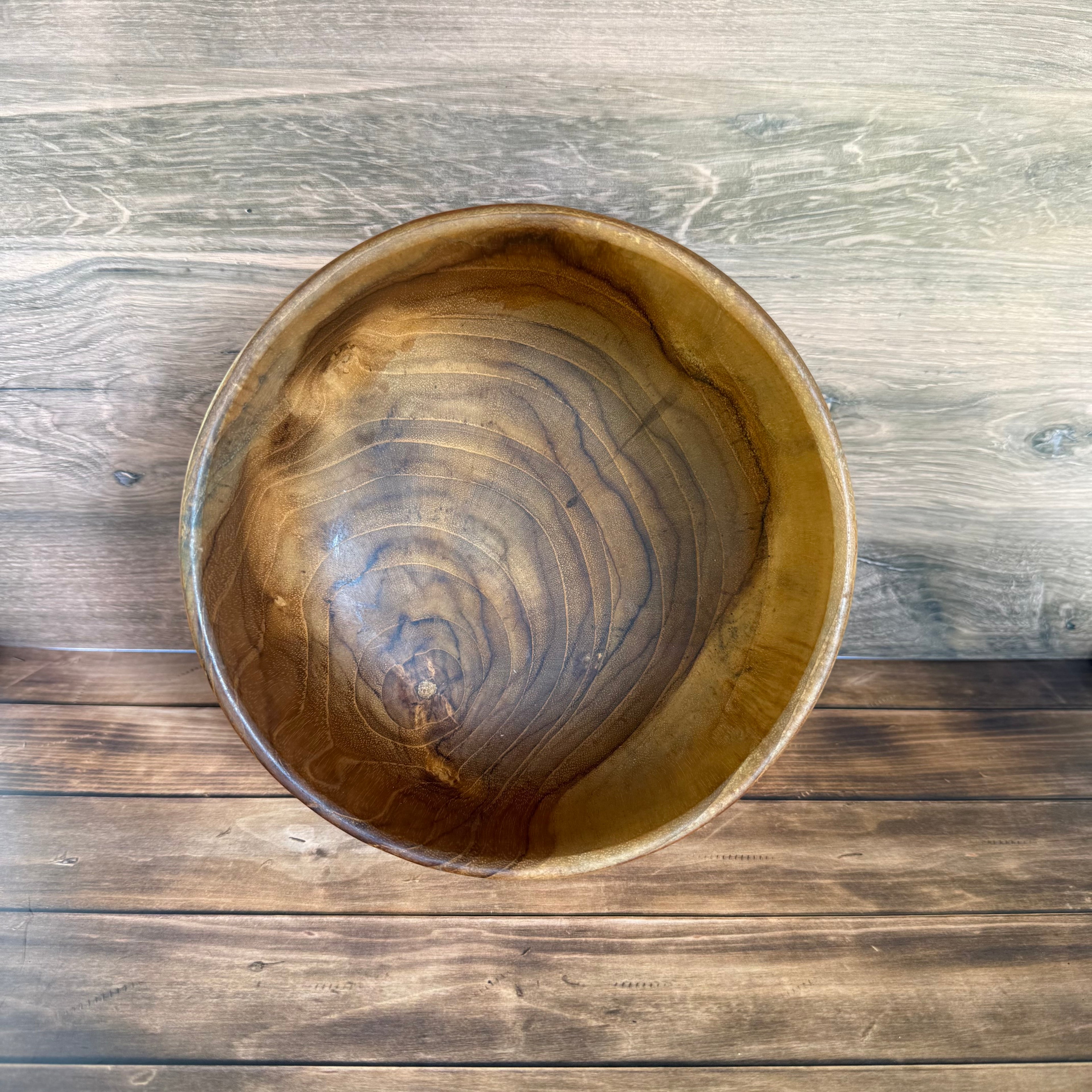 PureForm Handcrafted Solid Wood Bowl – Natural Grain Serving & Decorative Bowl
