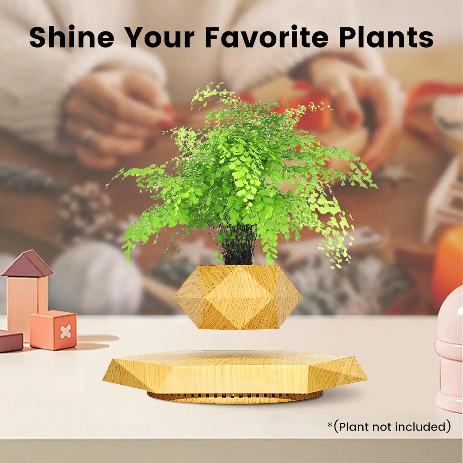 Magnetic Floating Plant Pot for Small Plants