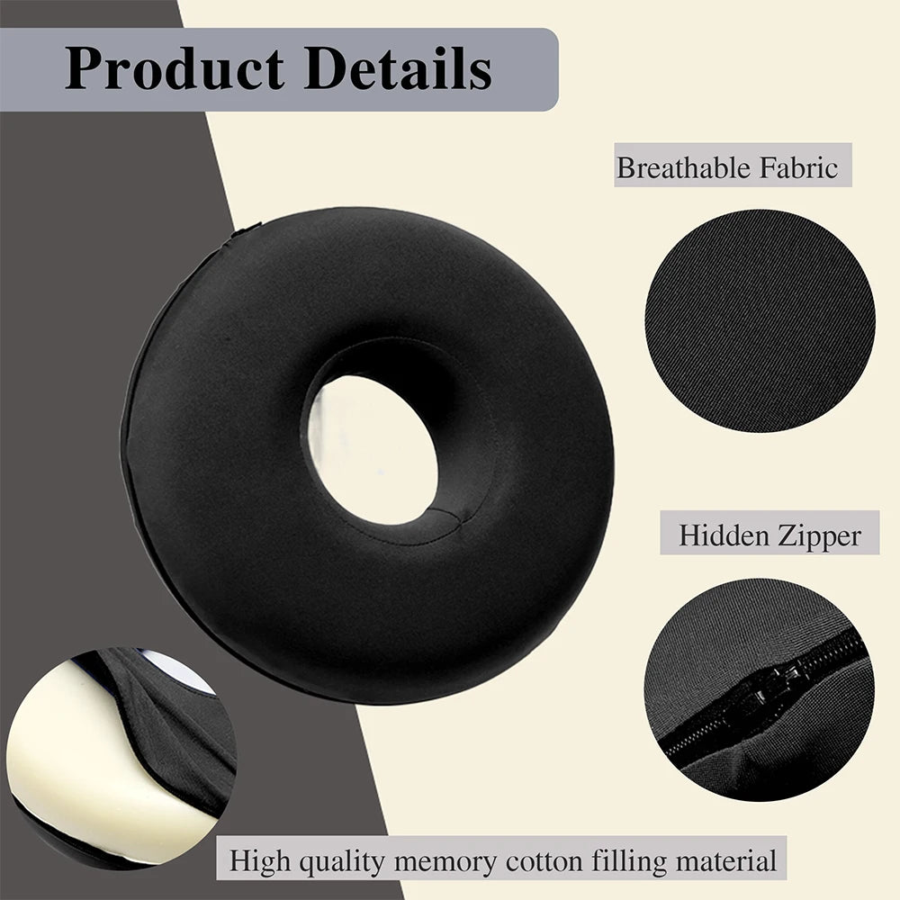 Ear Piercing Pillow for Side Sleepers, CNH and Ear Pain Ear Inflammation，with an Ear Hole Sleeping Pillow, Ear Guard Pillow