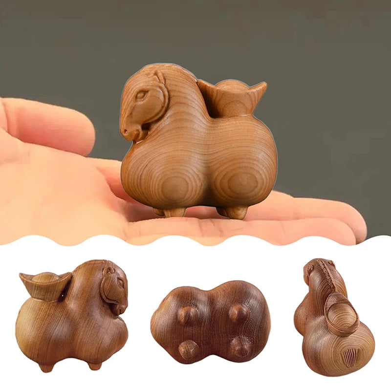 Handcrafted Wooden Horse Ornament