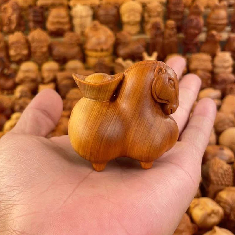 Handcrafted Wooden Horse Ornament