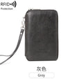 Minimalist and fashionable RFID passport holder multifunctional PU leather travel accessory passport holder wallet holder unisex