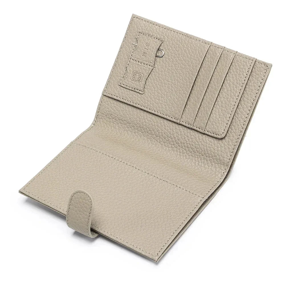 Men Women RFID ANTI Blocking Travel Passport Covers Holder Case with Hasp Passport Wallet Case Travel Accessories Bag