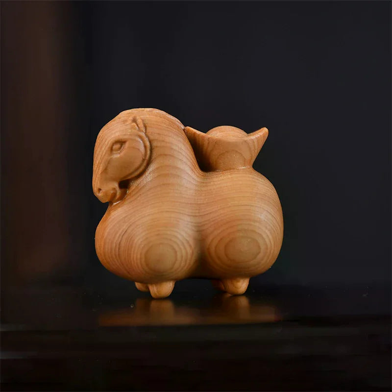 Handcrafted Wooden Horse Ornament