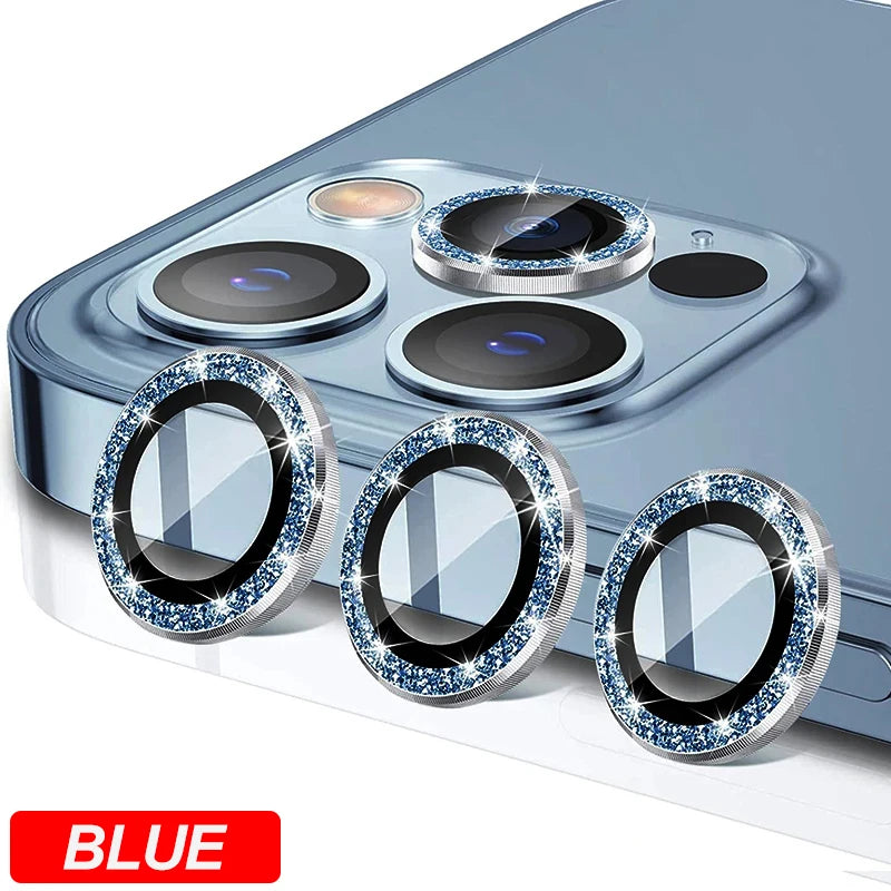 Camera Lens Protector For iPhone 11 12 13 Pro Max Mini 14 15 Pro Max Diamond
