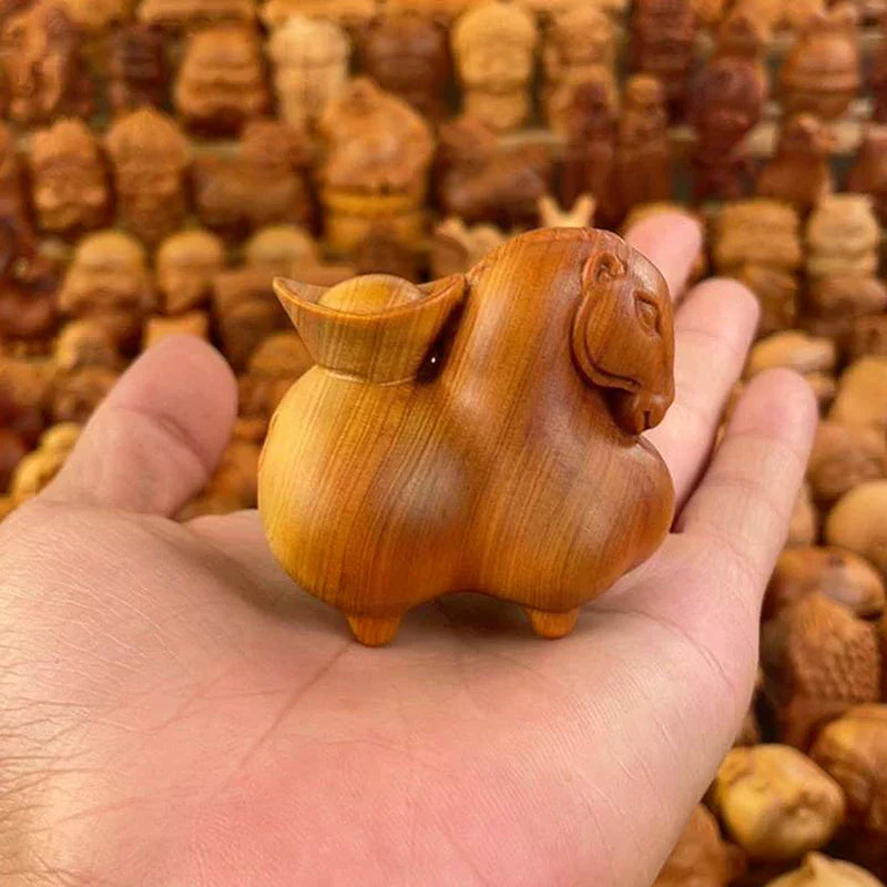 Handcrafted Wooden Horse Ornament