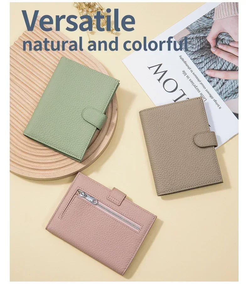 Men Women RFID ANTI Blocking Travel Passport Covers Holder Case with Hasp Passport Wallet Case Travel Accessories Bag