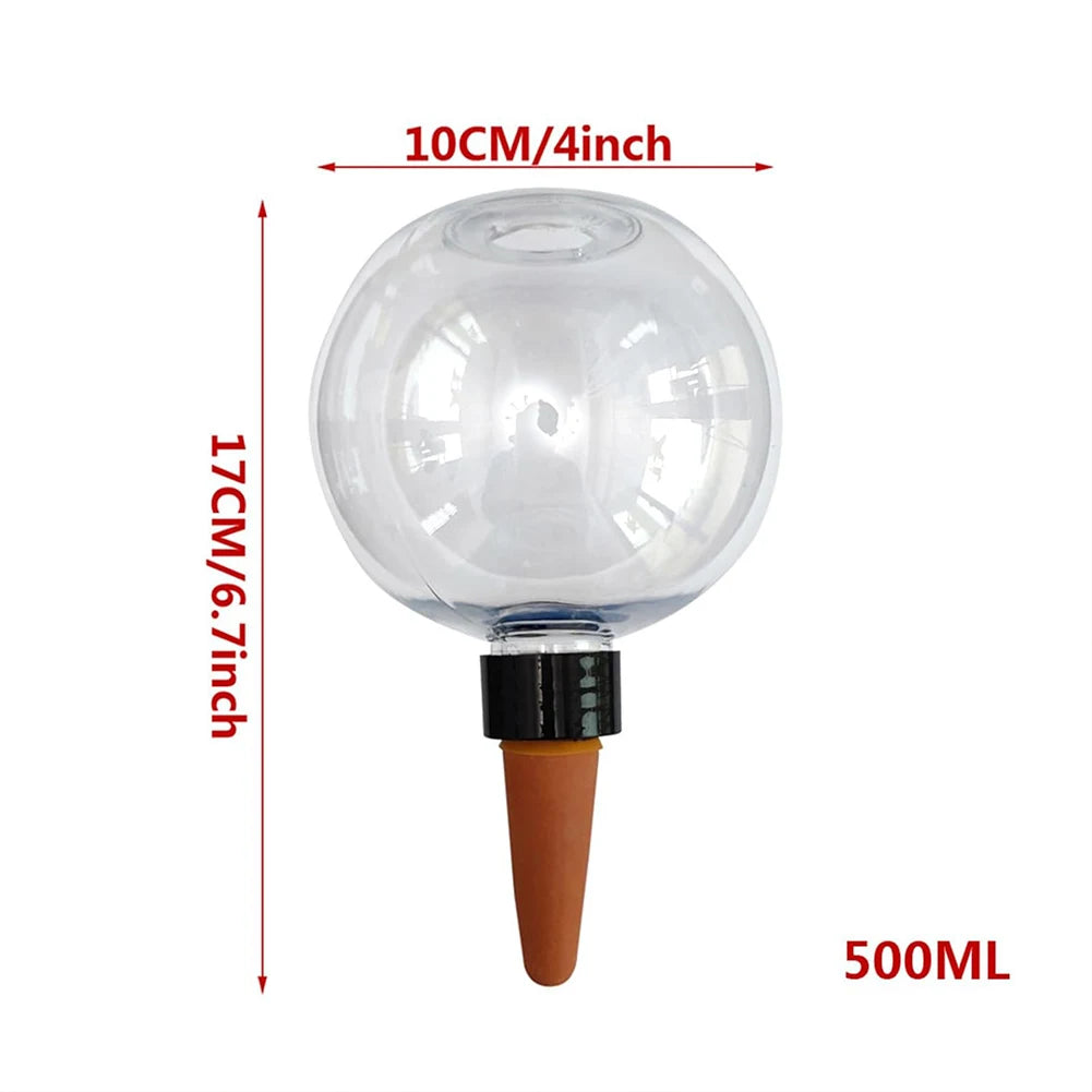 1-10PCS 500ML Self Watering Globes Drip Irrigation System Self Watering Planter Insert Plant Watering Globes for Daily Watering
