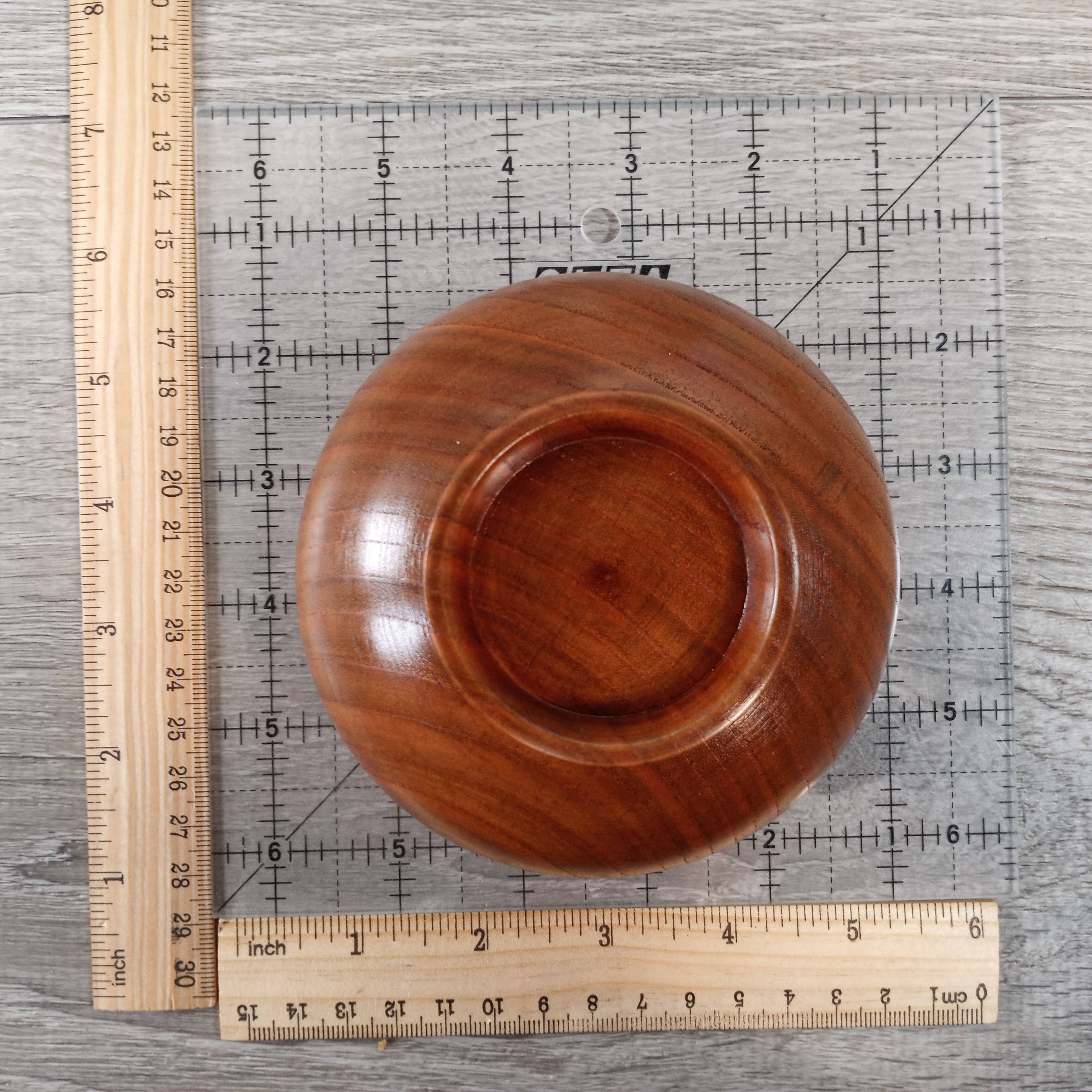 Varnished Wood Bowl
