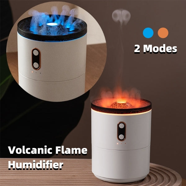 Volcanic Flame Aroma Essential Oil Diffuser USB Portable Jellyfish Air Humidifier Night Light Lamp Fragrance Humidifier Lit Outlet