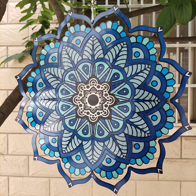 Rotating Wind Chime 12 Inch Color Wind Rotation
