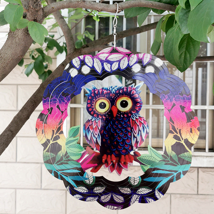 Rotating Wind Chime 12 Inch Color Wind Rotation