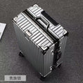 Zipper Free 20 inch universal wheel trolley hard case unisex suitcase aluminum frame men and women students durable luggage